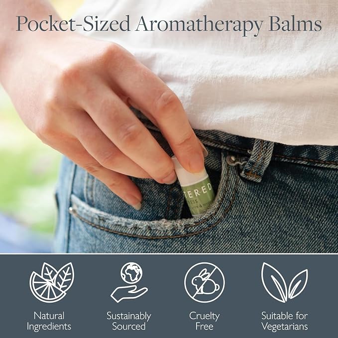 Scentered Aromatherapy Gift Set, Mini Roll On Essential Oil Balms - Image 7