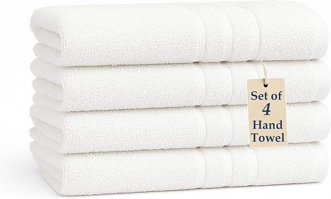Casa Platino 4 Pack Hand Towels by CasaPlatino