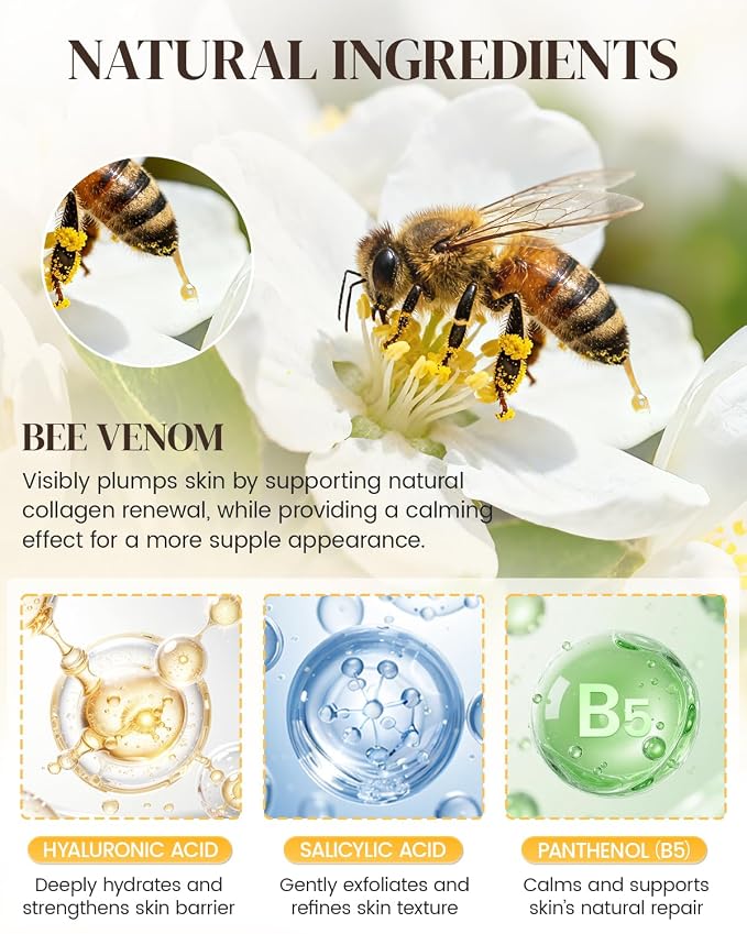 Bee Venom Comprehensive Cream, Bee Venom Skin Treatment Cream, All-in-One - Image 2