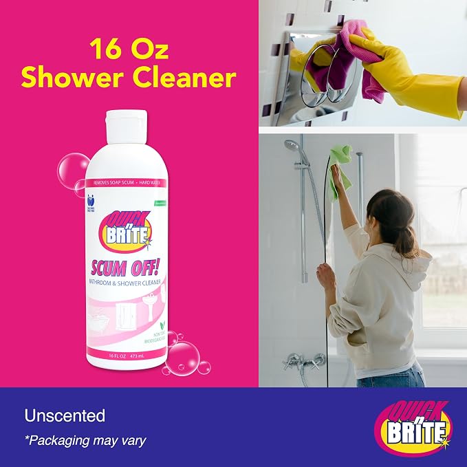 Quick 'n Brite Scum Off Shower Cleaner - Image 3