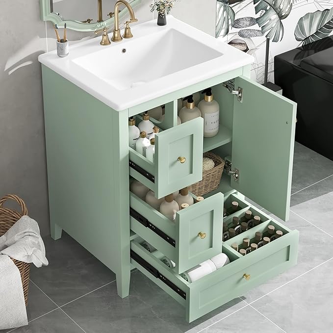 Harper & Bright Designs 24" Bathroom Vanity by HarperBrightDesigns