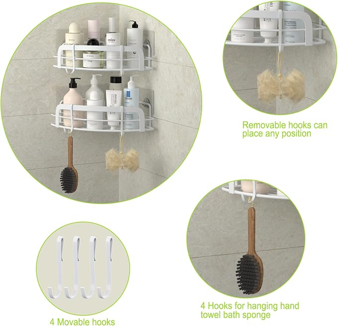 STEUGO 2-Pack Corner Shower - Image 3