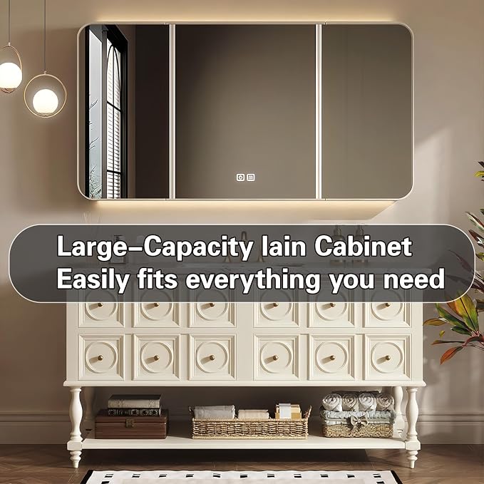 78IN Bathroom Vanity with Sink - Image 4
