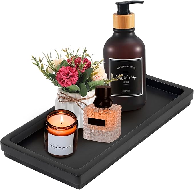 Acacia Wood Decorative Vanity Tray by Demigo