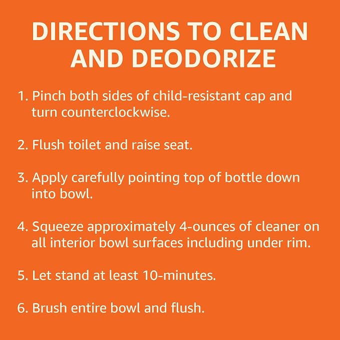 Amazon Basics Toilet Bowl Cleaner - Image 8
