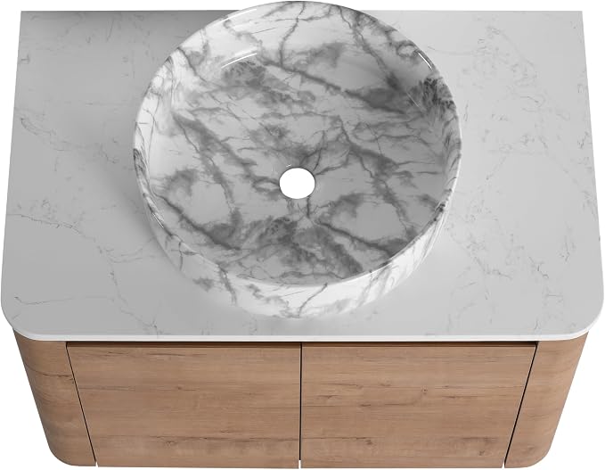 Malwee 30" Floating Bathroom Vanity - Image 7