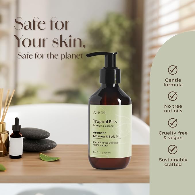 AiROM Mango & Coconut Massage Oil - Image 8