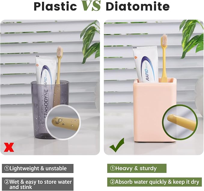 Luxspire Toothbrush Holders, Fast Drying Toothbrush Holders - Image 5