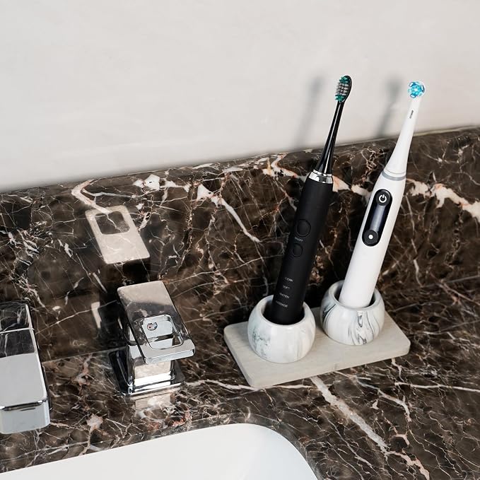 2 Pack Ceramic Toothbrush Holder - Image 6