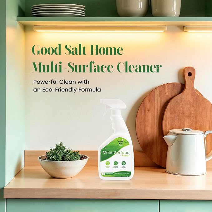 Good Salt Home Multi-Surface Cleaner Spray, Probiotic All Purpose Cleaner - Image 3