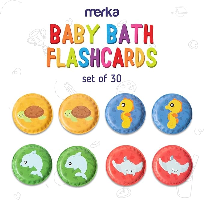 merka Bath Toys Flash Cards - Image 2