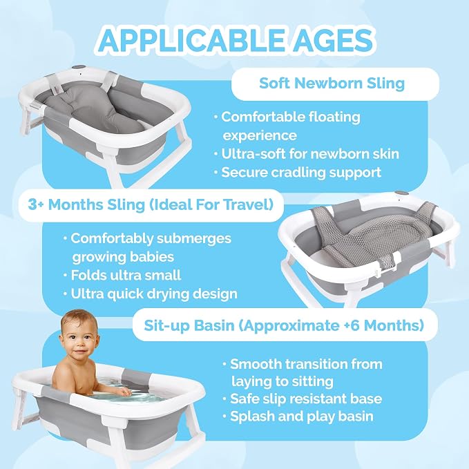 BEBELEH™ Collapsible Baby Bathtub - Image 4
