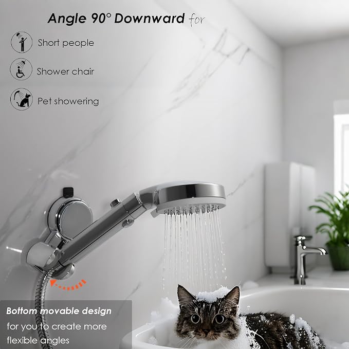 Suction Cup Hand held Shower Head Holder- Reusable - Image 5
