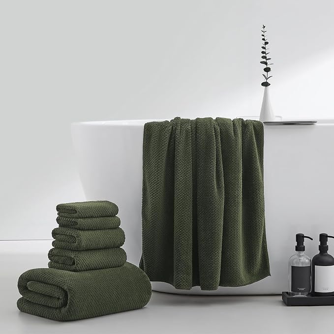 Extra Large Bath Towels Set for Bathroom 30x60 Inches Super Soft Light Weight - Image 2