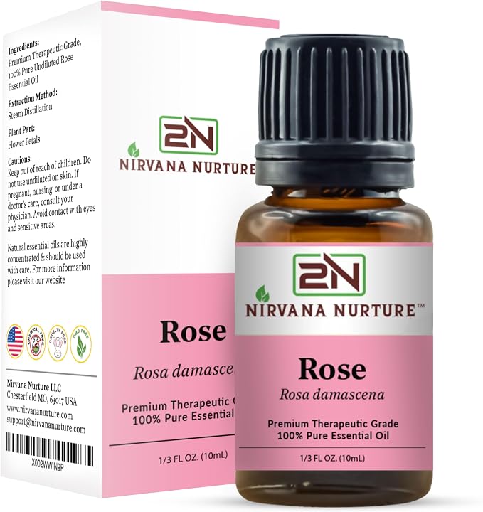 Rose Essential Oil 100% Pure Premium Therapeutic Grade, Undiluted - Image 7