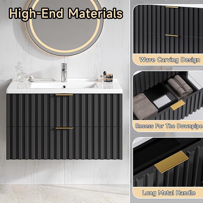 ONBRILL 30 Inch Bathroom Vanity - Image 5