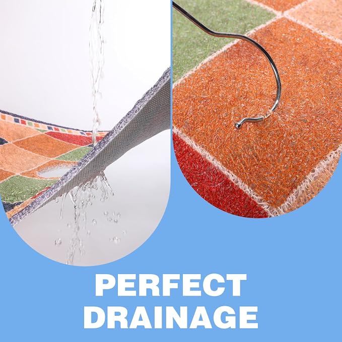 Square Shower Mat 23x23 Inch Non-Slip - Image 3