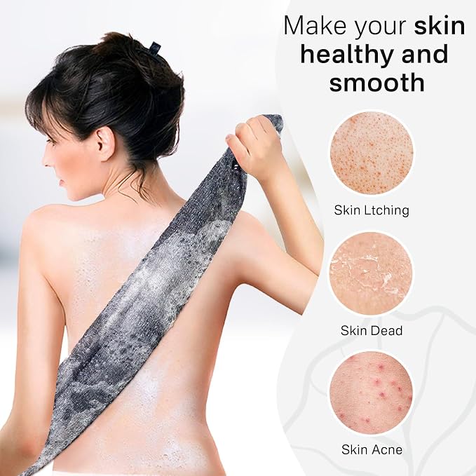 Yiclick Exfoliating Body Scrubber, Back Scrubber - Image 9