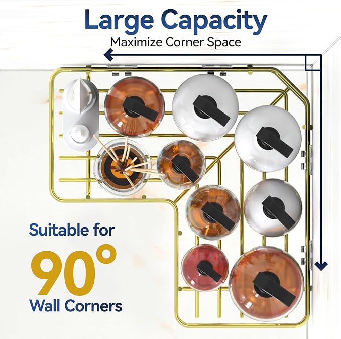 YASONIC Corner Shower Caddy Organizer, Large Capacity Shower Storage Rack - Image 5