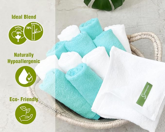 Washcloths 12 Pack 33 x 33 cm - Image 2
