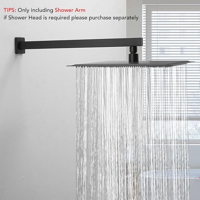 BESy 16 Inches Straight Extended Shower Arm - Image 2