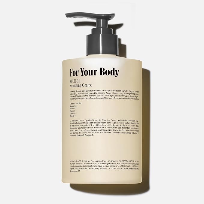 Nécessaire The Body Wash Cyprès-Citronné — Multi-Oil Shower Gel Cleanser - Image 2
