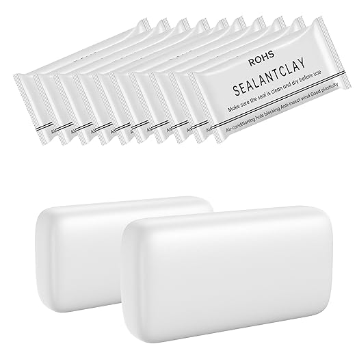 10 Pack White Seal Putty, Waterproof Duct Sealant Clay, Moldable Repair Sealing by Unknown