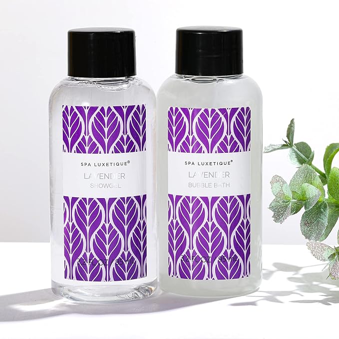 Spa Luxetique Lavender Spa Set, Bath Set - Image 2