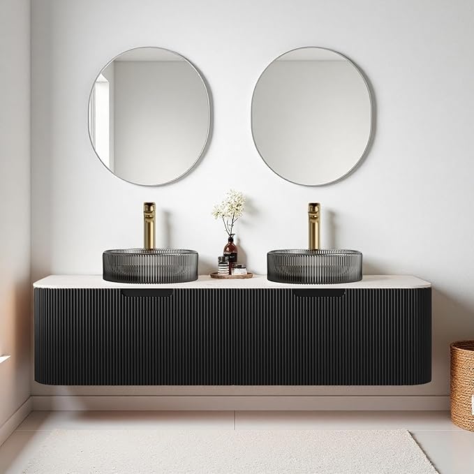 60" Floating Bathroom Vanity by Unknown