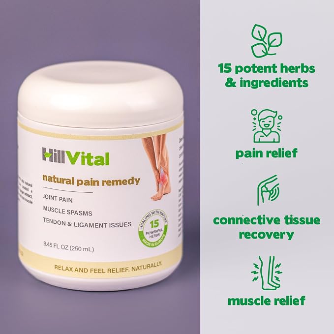 HillVital Joint and Muscle Support – Sore Muscle Relief, Comfort Balm - Image 2