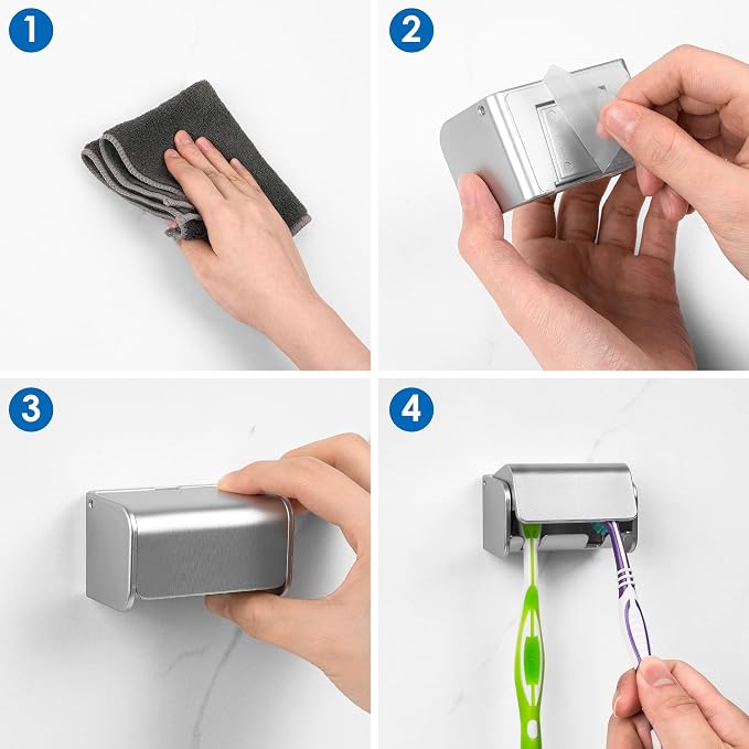 Toothbrush Holder Wall Mounted - Image 5
