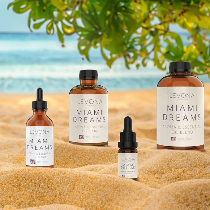 Levona Scent Essential Oils for Diffusers for Home: Miami Dreams Hotel & Home - Image 7