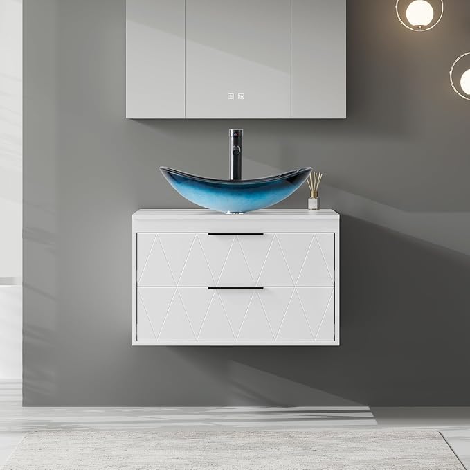 eclife 30" Floating Bathroom Vanities - Image 3