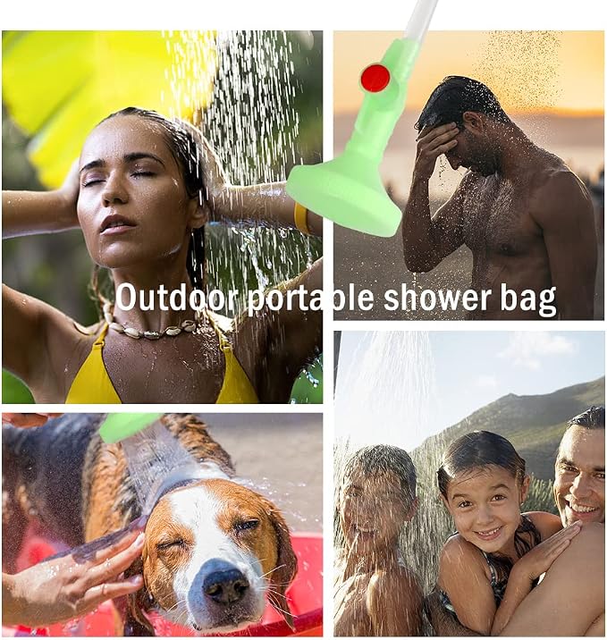 NODG 5 Gallons/20L Portable Solar Shower Bag Solar Heating Shower Bag - Image 6