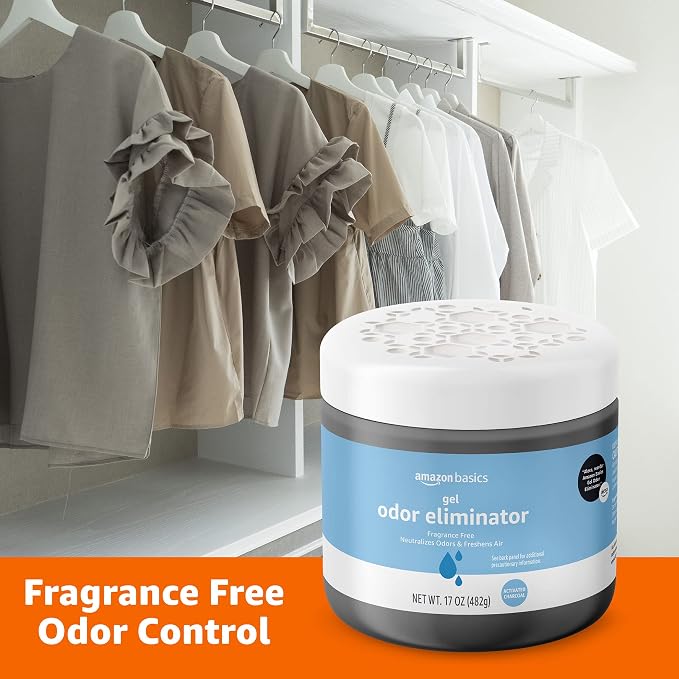 Amazon Basics Odor Eliminator, Activated Charcoal | Fragrance Free | 17 Oz | - Image 4