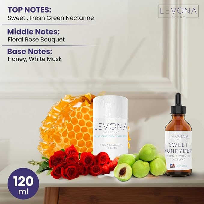 Levona Scent Oil Diffuser Essential Oils: Essential Oils Home Luxury Scents - Image 2