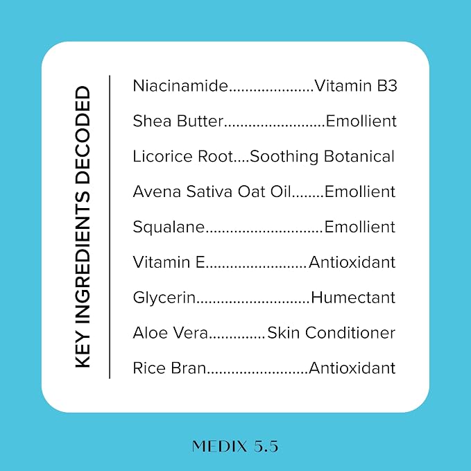 MEDIX Fragrance Free Niacinamide Face Moisturizer + Shea Butter Cream - Image 4
