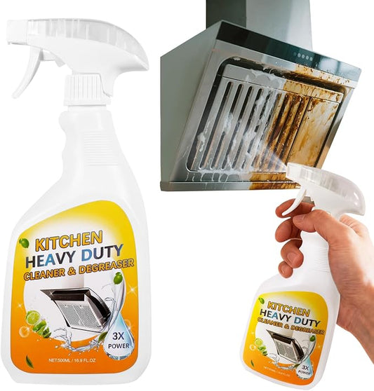 Clean Up Kitchen Oil Stains Spray: Foam Cleaner Spray Cuts Through Baked-On by FAVIRZCE