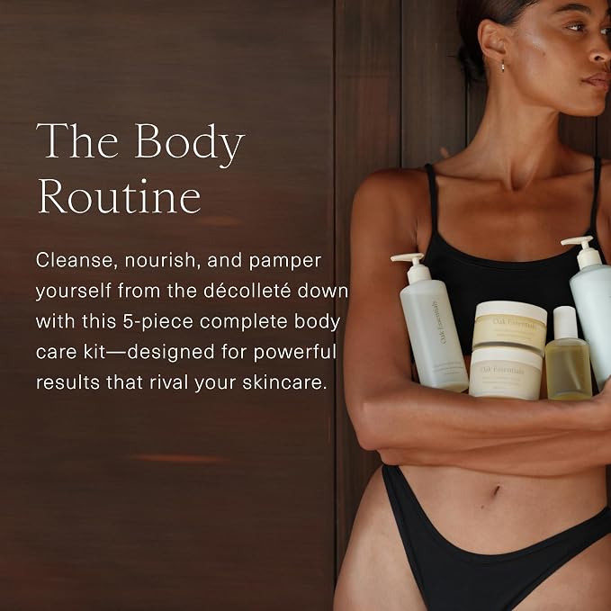 Oak Essentials The Body Routine Set | 5-Step Spa Kit - Image 2