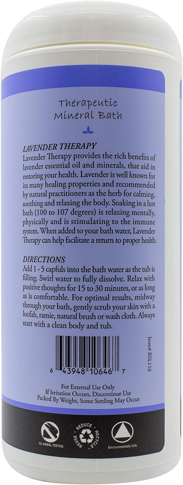 Plantlife Lavender Therapy Bath Salts - Image 4