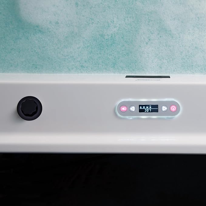 WOODBRIDGE 72" x 35-3/8" Whirlpool and Air Bath Heated Soaking Combination Tub - Image 29