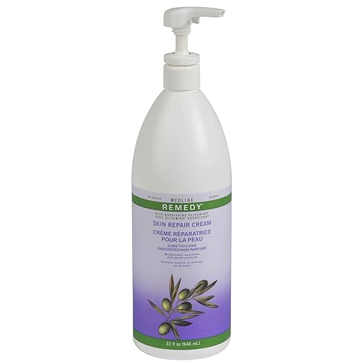 Medline Remedy Unscented Olivamine Skin Repair Cream and Body Lotion, 32 Fluid by MedlineRemedy