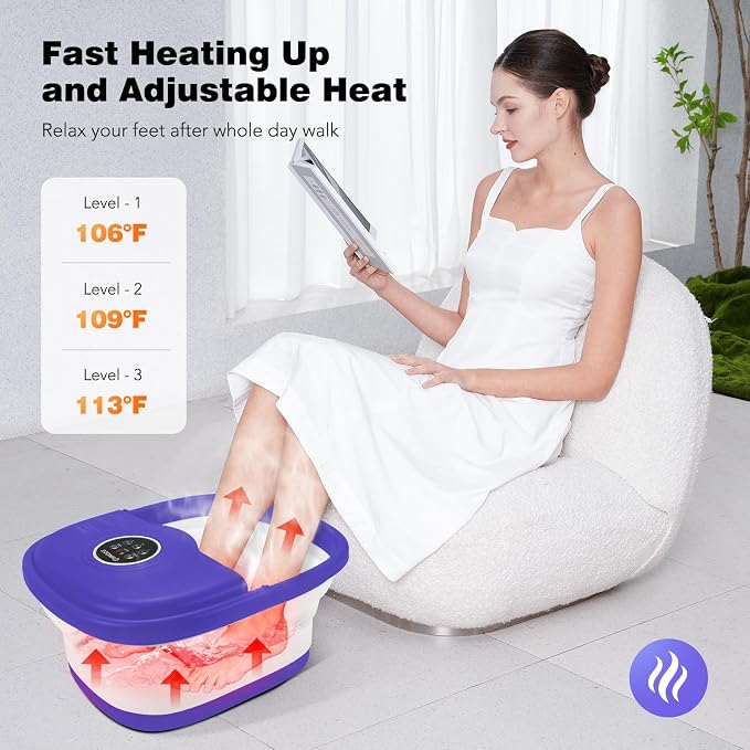 KNQZE Collapsible Foot Spa - Image 2