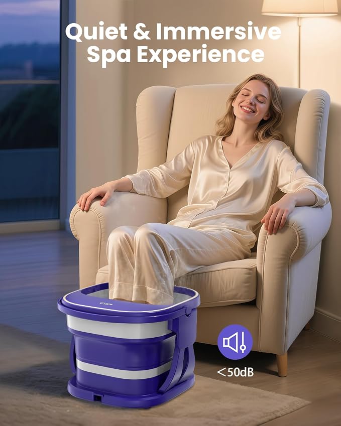 Puboo Collapsible Foot Spa Bath Massager - Image 6