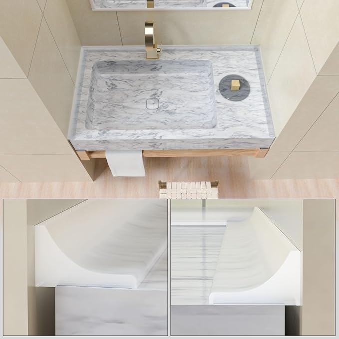 98Inch Collapsible Shower Threshold Water Dam Barrier, Self Adhesive Silicone - Image 6
