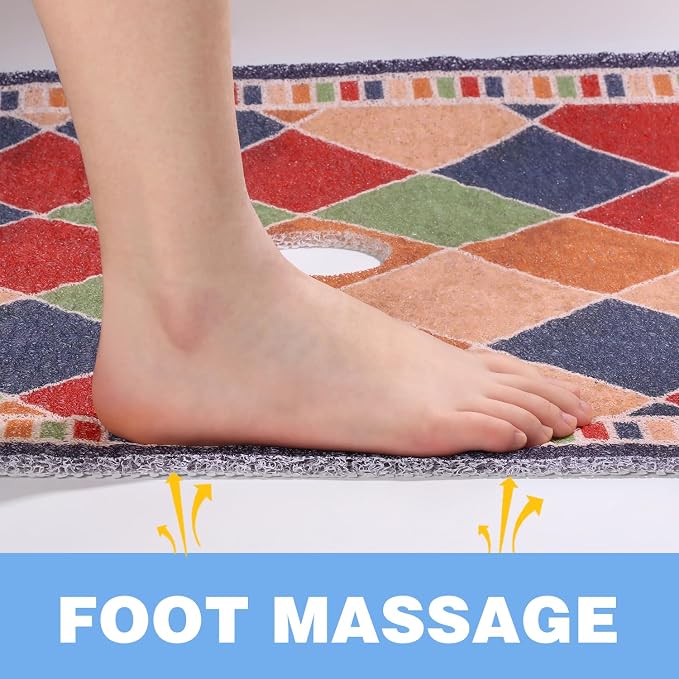 Square Shower Mat 23x23 Inch Non-Slip - Image 2