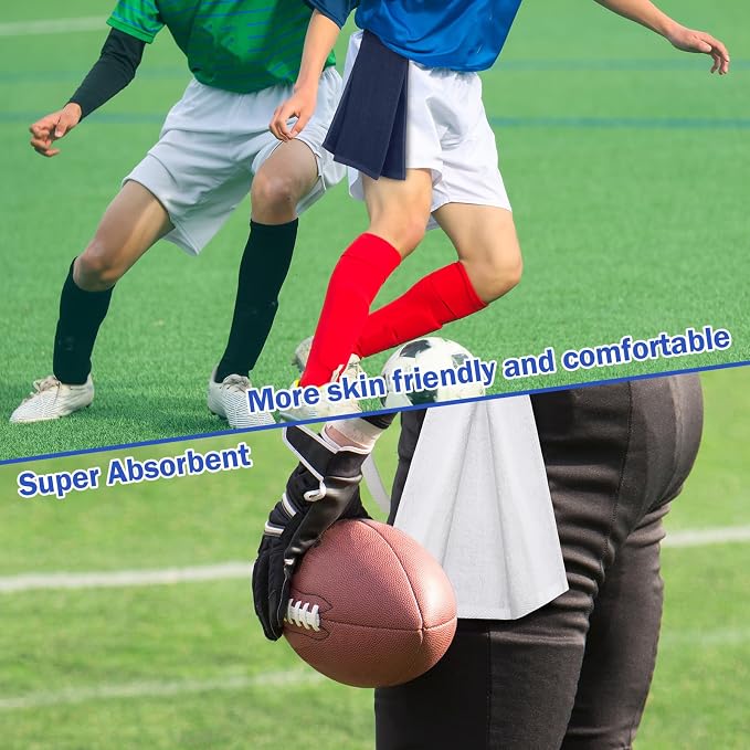 Shimeyao 2 Pcs Cotton Sports Football Towel - Image 6