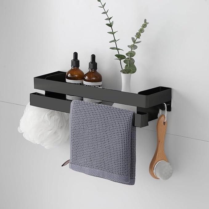 No Drilling Shower Caddy Rustproof Bathroom Organizers and Storage - Image 7