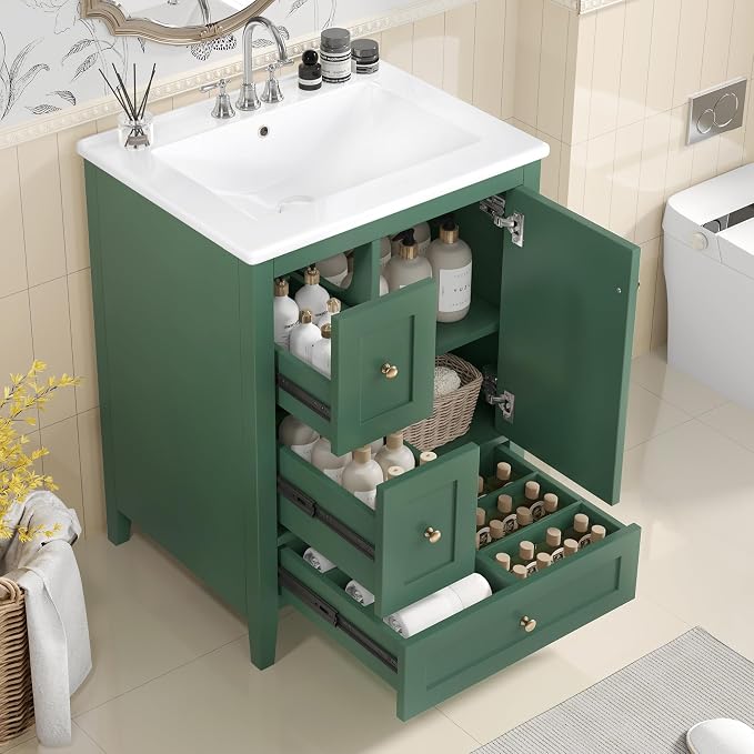 Harper & Bright Designs 24" Bathroom Vanity by HarperBrightDesigns