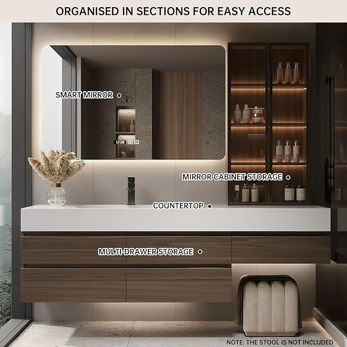 Bathroom Vanities Set, Floating Bathroom Vanity - Image 6